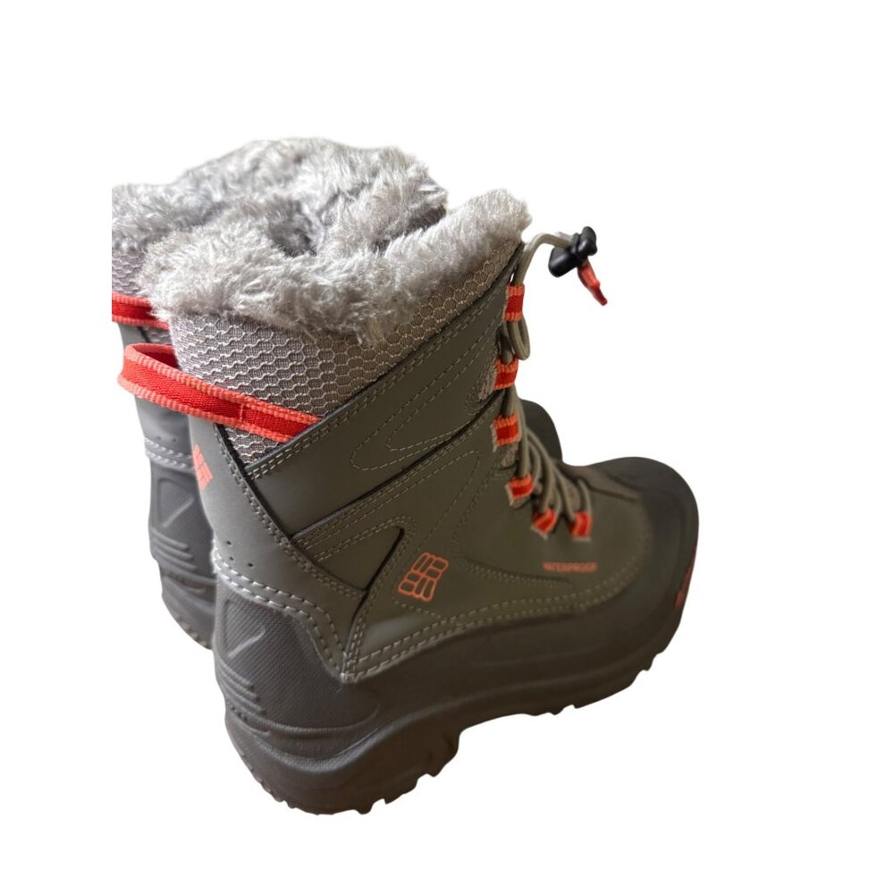 Columbia Bugaboot III Women's Waterproof Faux Fur Winter Boots Size 5 Gray & Ora - Picture 5 of 11